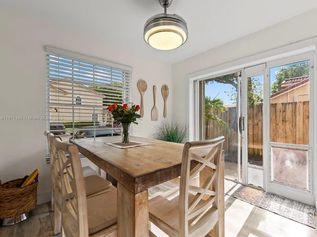 a kitchen with stainless steel appliances a refrigerator sink and microwave