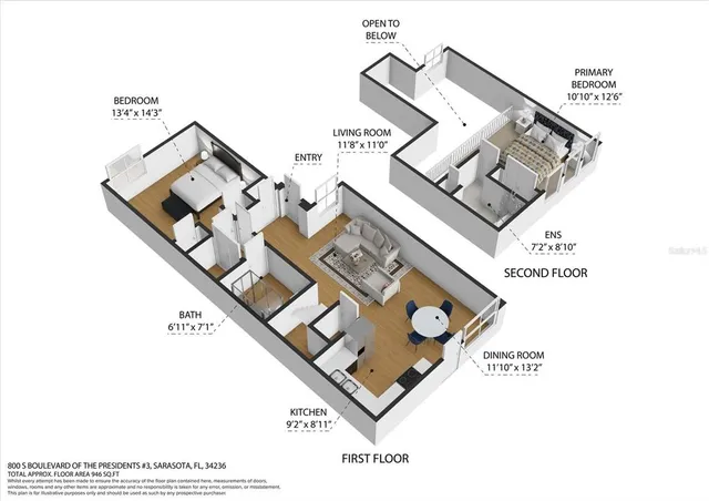 a view of an ocean and beach