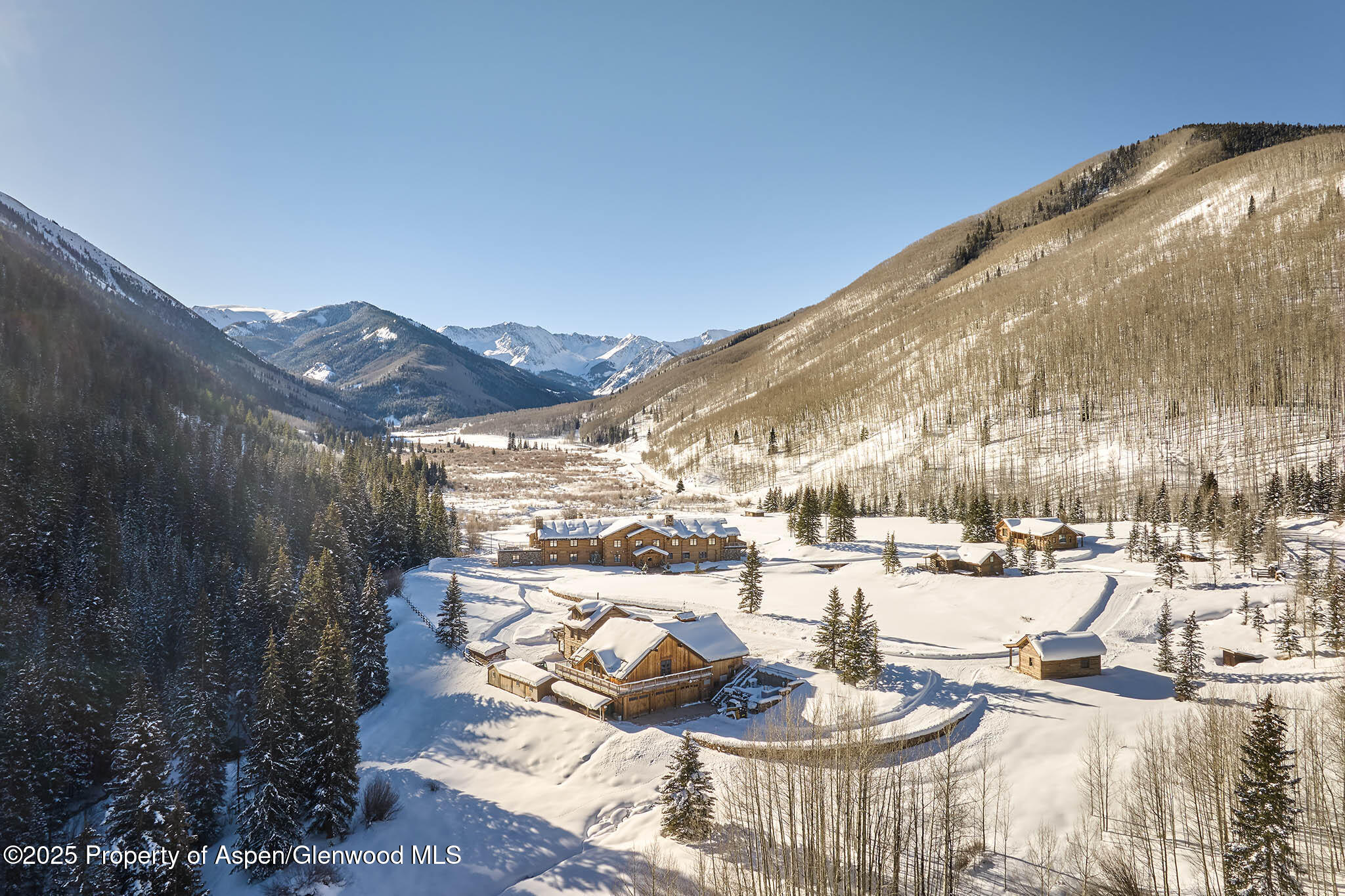 125 Rooney Circle Aspen, CO 81612 - Photo 8 of 56 Elk Mountain Lodge aerial