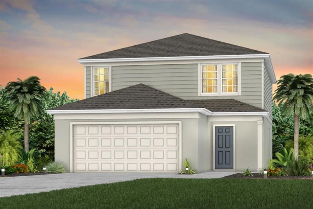 FM1 Exterior Design. Artistic rendering for this new construction home. Pictures are for illustrative purposes only. Elevations, colors and options may vary.