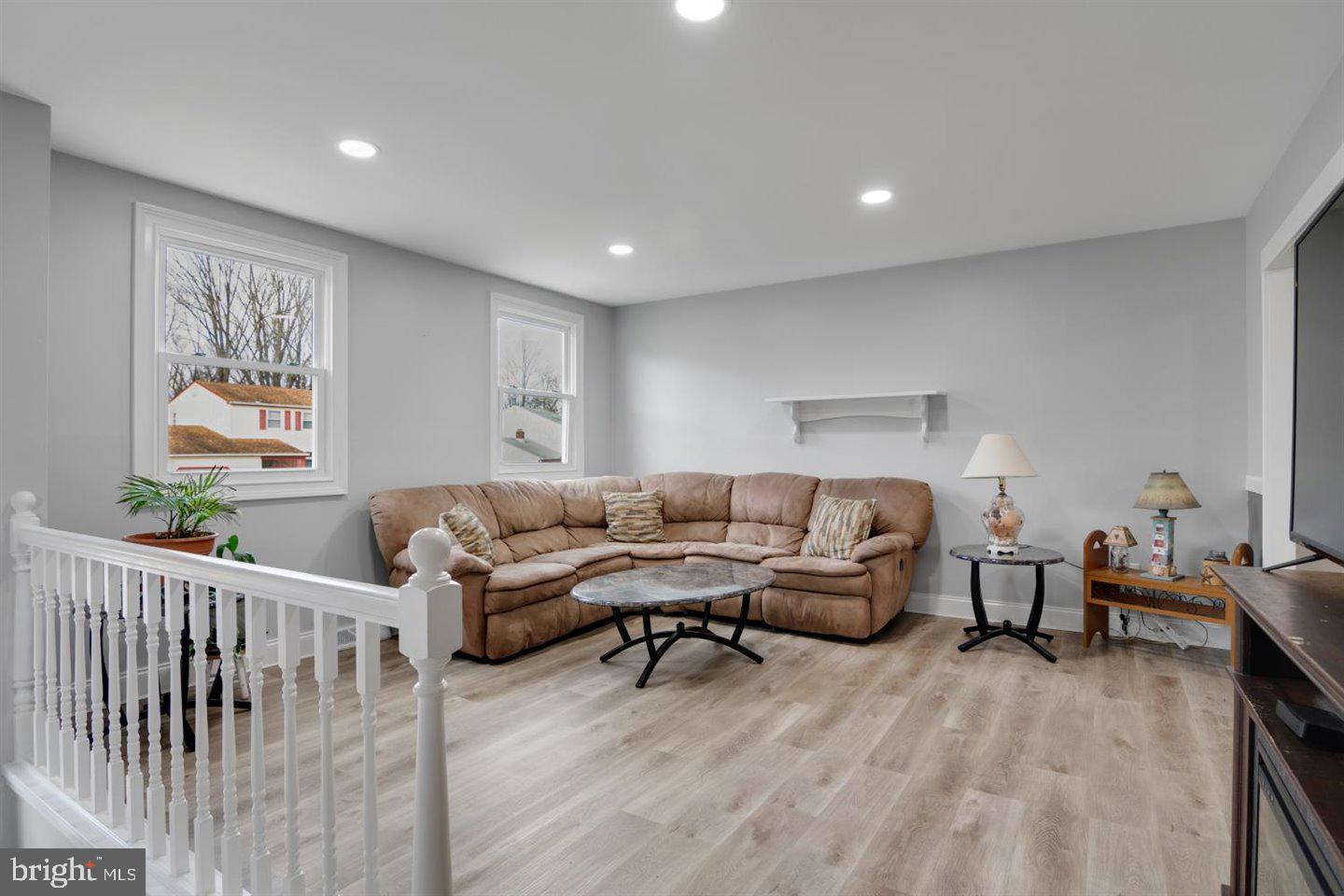 2 Roanoke Road Clementon, NJ 08021 - Photo 2 of 43 Living room with wood look wide plank flooring