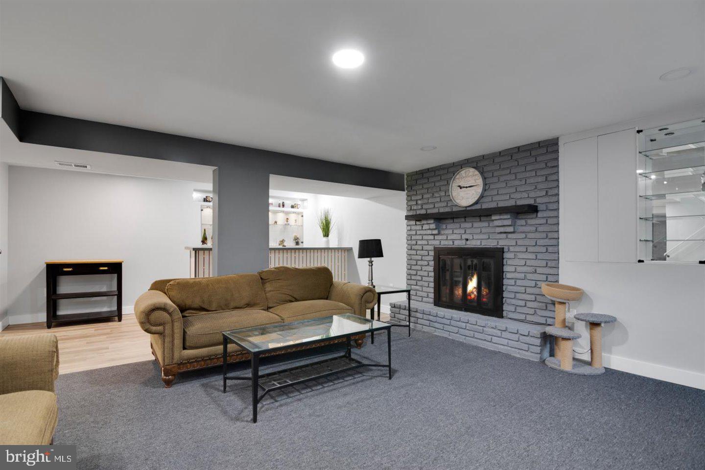 2 Roanoke Road Clementon, NJ 08021 - Photo 25 of 43 Family Room with brick fireplace