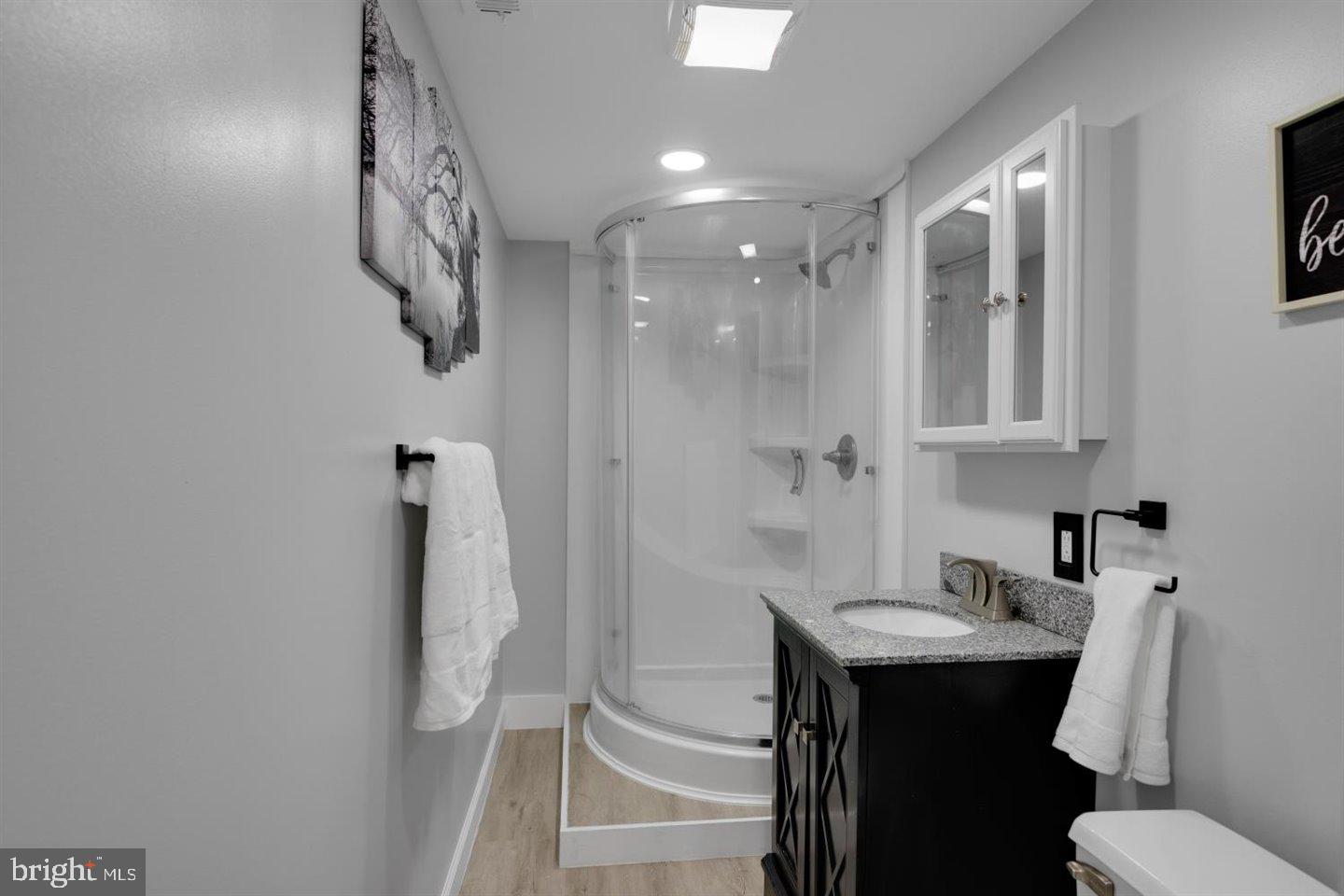 2 Roanoke Road Clementon, NJ 08021 - Photo 31 of 43 Updated full bath with gray walls and stall shower