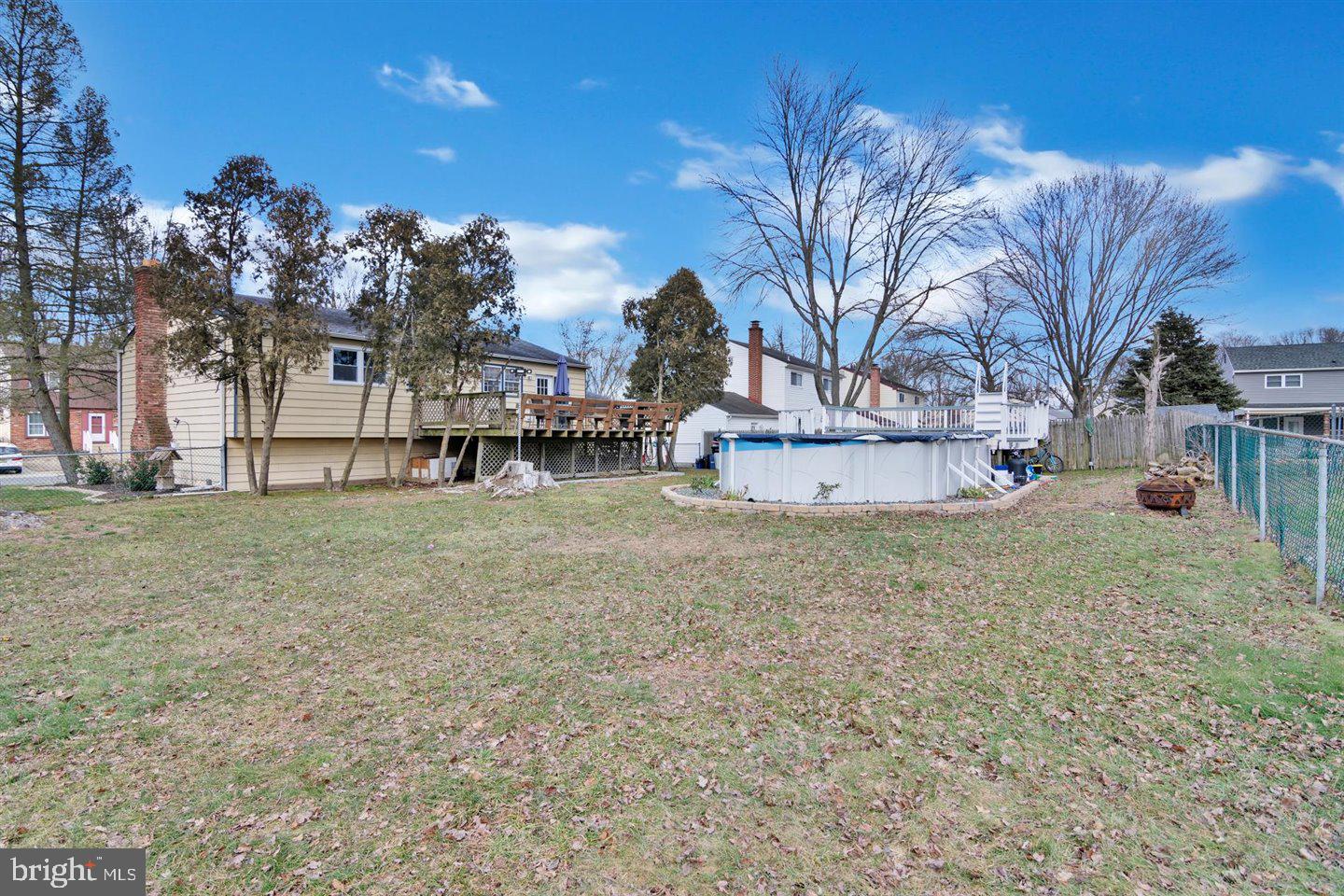 2 Roanoke Road Clementon, NJ 08021 - Photo 35 of 43 Exterior Back with above ground pool