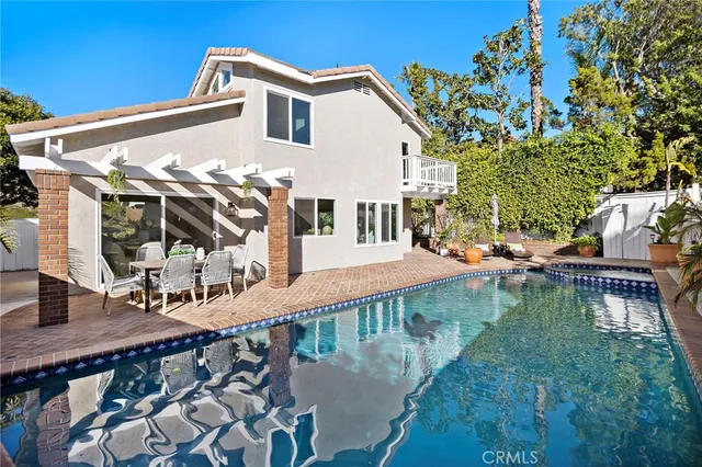 a view of a terrace with furniture