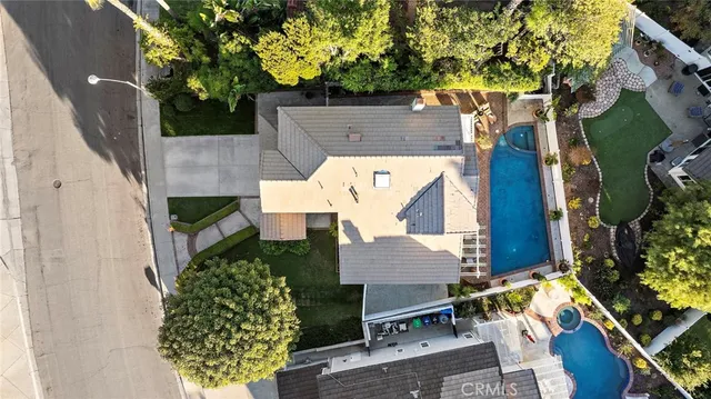 a view of a city from a balcony