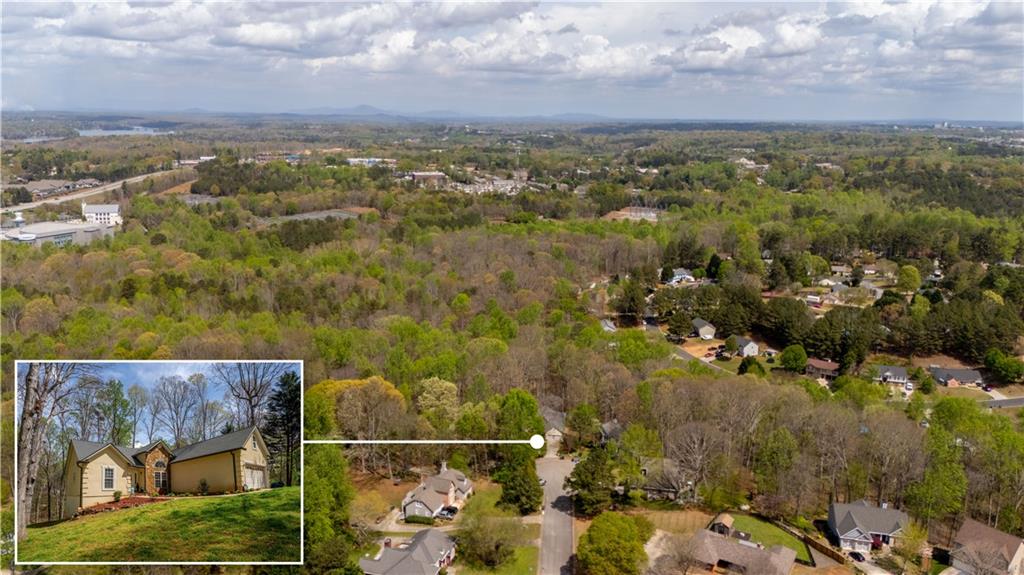 3724 Lexington Court Gainesville, GA 30504 - Photo 52 of 56 an aerial view of house with yard