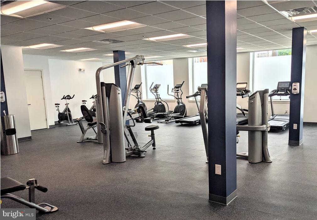 6615 Ridge Avenue, Unit 201 Philadelphia, PA 19128 - Photo 9 of 10 a view of a room with gym equipment