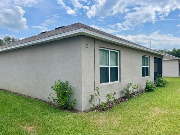 a flower plants with wooden fence