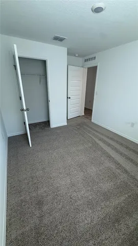 an empty room with a natural light