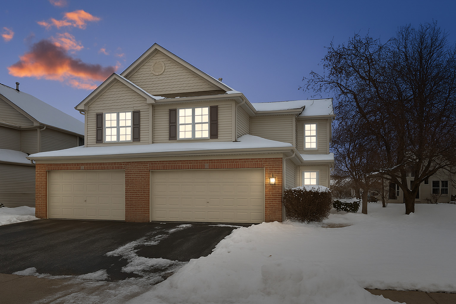1529 Keystone Court Elgin, IL 60120 - Photo 1 of 22 a front view of a house with a yard and garage