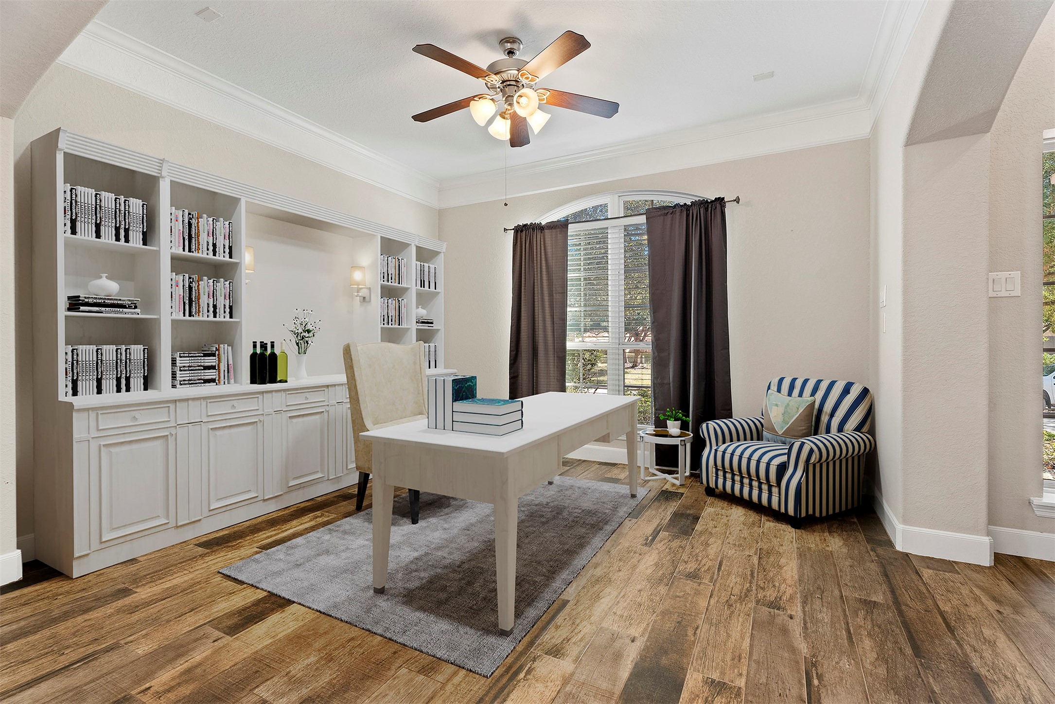 6326 Cash Oaks Drive Spring, TX 77379 - Photo 11 of 49 Flex room at the front of the home makes the perfect home office. Image is virtually staged.
