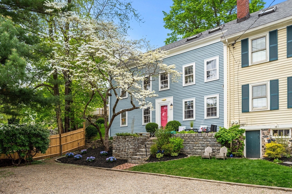 159 Elm Street, Unit 2 Marblehead, MA 01945 - Photo 4 of 34 front view of a house with a yard