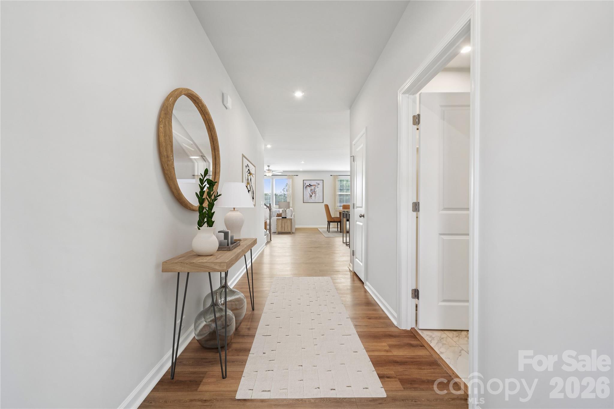 416 Alameda Way Matthews, NC 28104 - Photo 29 of 36 a view of a hallway with seating area