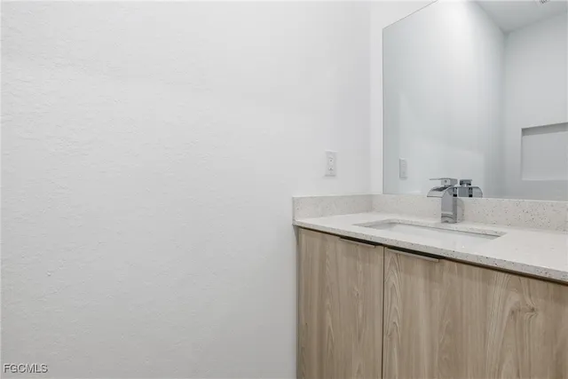 a bathroom with a sink