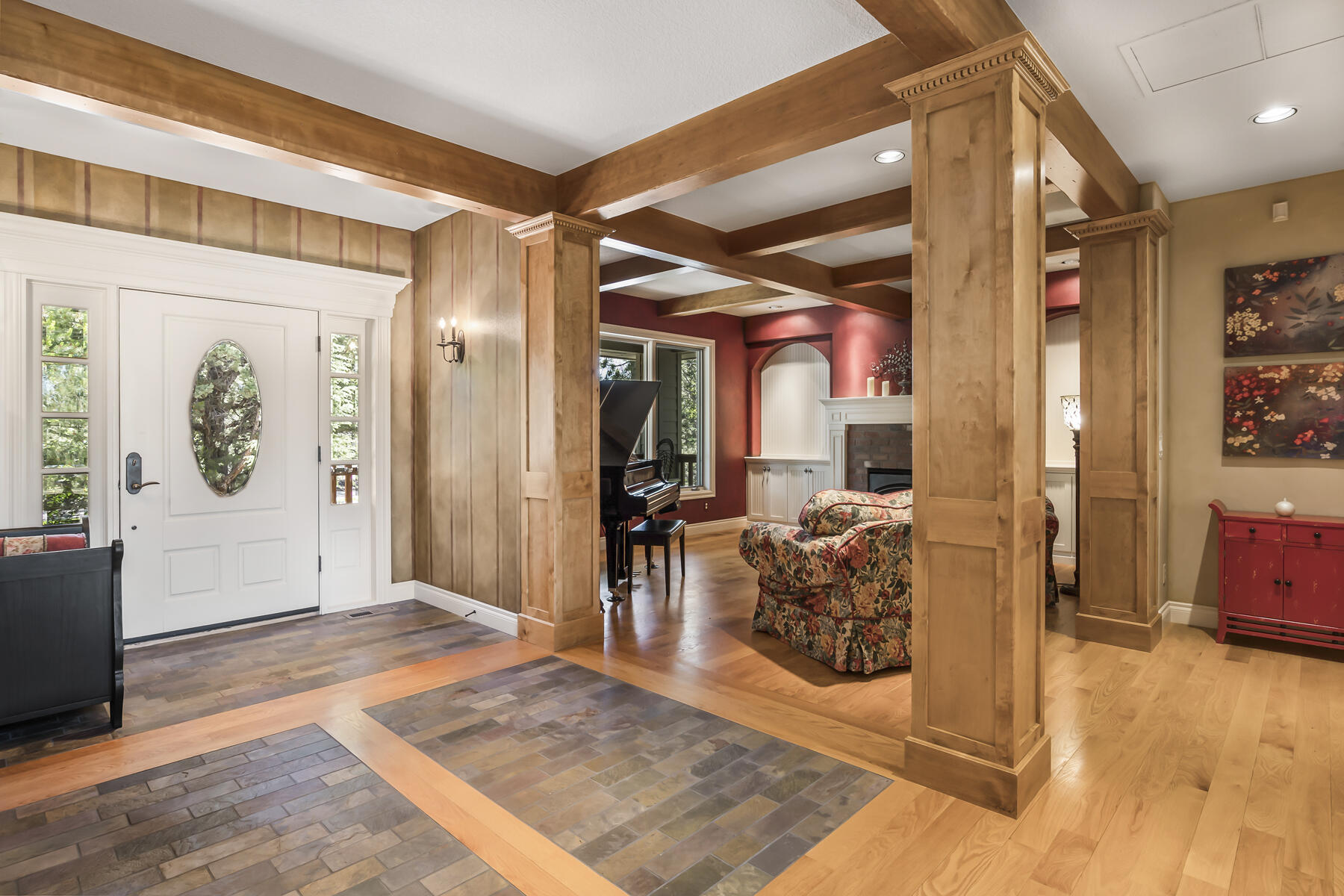 61445 Gosney Road Bend, OR 97702 - Photo 33 of 83 a living room with furniture and a wooden floor