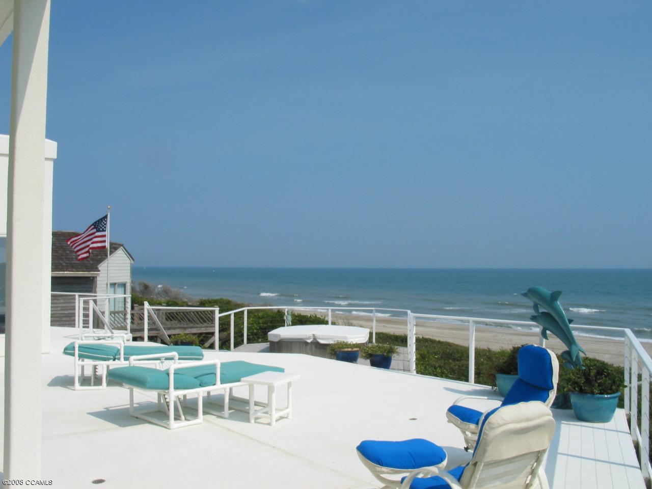 197 Salter Path Road Pine Knoll Shores, NC 28512 - Photo 5 of 5 VIEW FROM PATIO