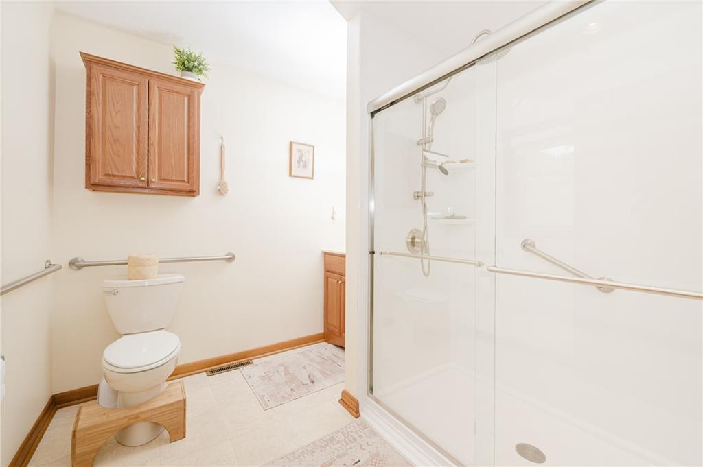 555 North 9th Street Indiana, PA 15701 - Photo 26 of 38 a bathroom with a toilet and a shower