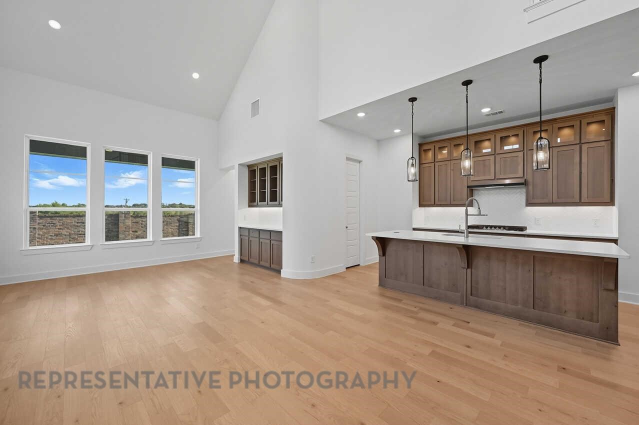 13012 Wandering Rdg Lane Conroe, TX 77302 - Photo 5 of 25 View of Kitchen, Family and Dining - Open Concept Living
