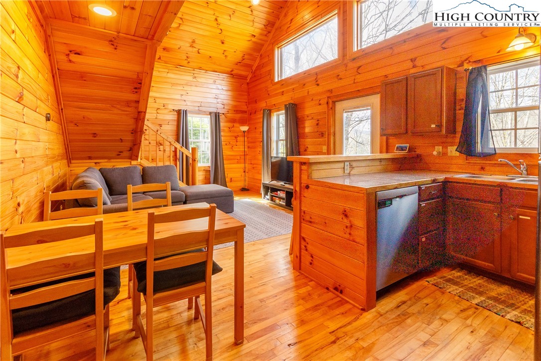 185 Marc Street Boone, NC 28607 - Photo 2 of 30 a view of a kitchen with stainless steel appliances granite countertop a sink and a stove