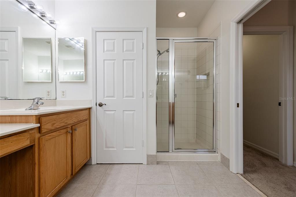 3956 Cherrybrook Loop Fort Myers, FL 33966 - Photo 22 of 44 a bathroom with a shower sink and mirror