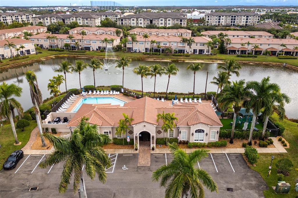 3956 Cherrybrook Loop Fort Myers, FL 33966 - Photo 37 of 44 an aerial view of residential houses with outdoor space and lake view