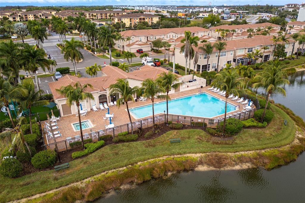 3956 Cherrybrook Loop Fort Myers, FL 33966 - Photo 42 of 44 an aerial view of residential houses with outdoor space and trees