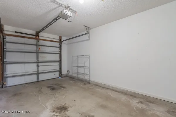 a view of a room with an empty space