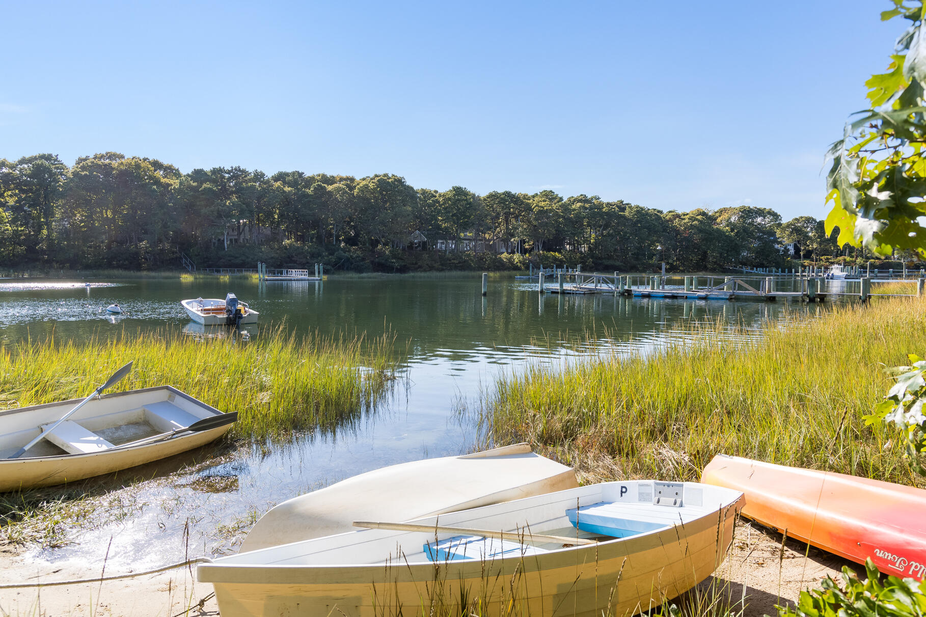 72 Hathaway Road Osterville, MA 02655 - Photo 38 of 40 a view of a lake with a mountain view