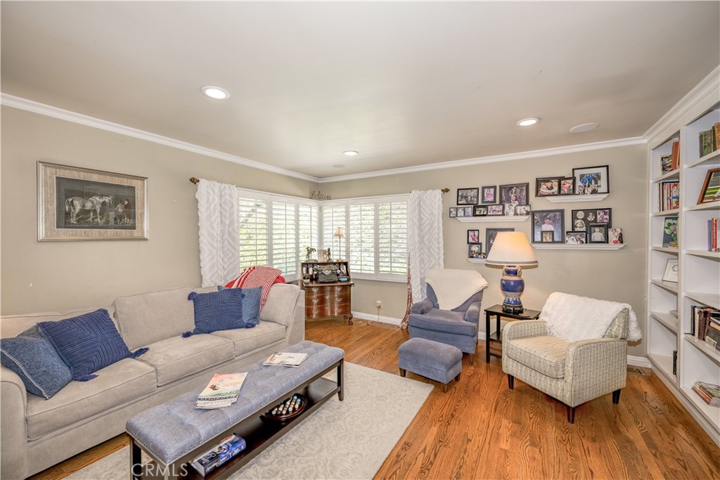 1865 Midwick Drive Altadena, CA 91001 - Photo 11 of 30 a living room with furniture and a wooden floor