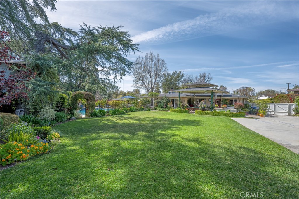 1865 Midwick Drive Altadena, CA 91001 - Photo 26 of 30 a aerial view of a house with a big yard