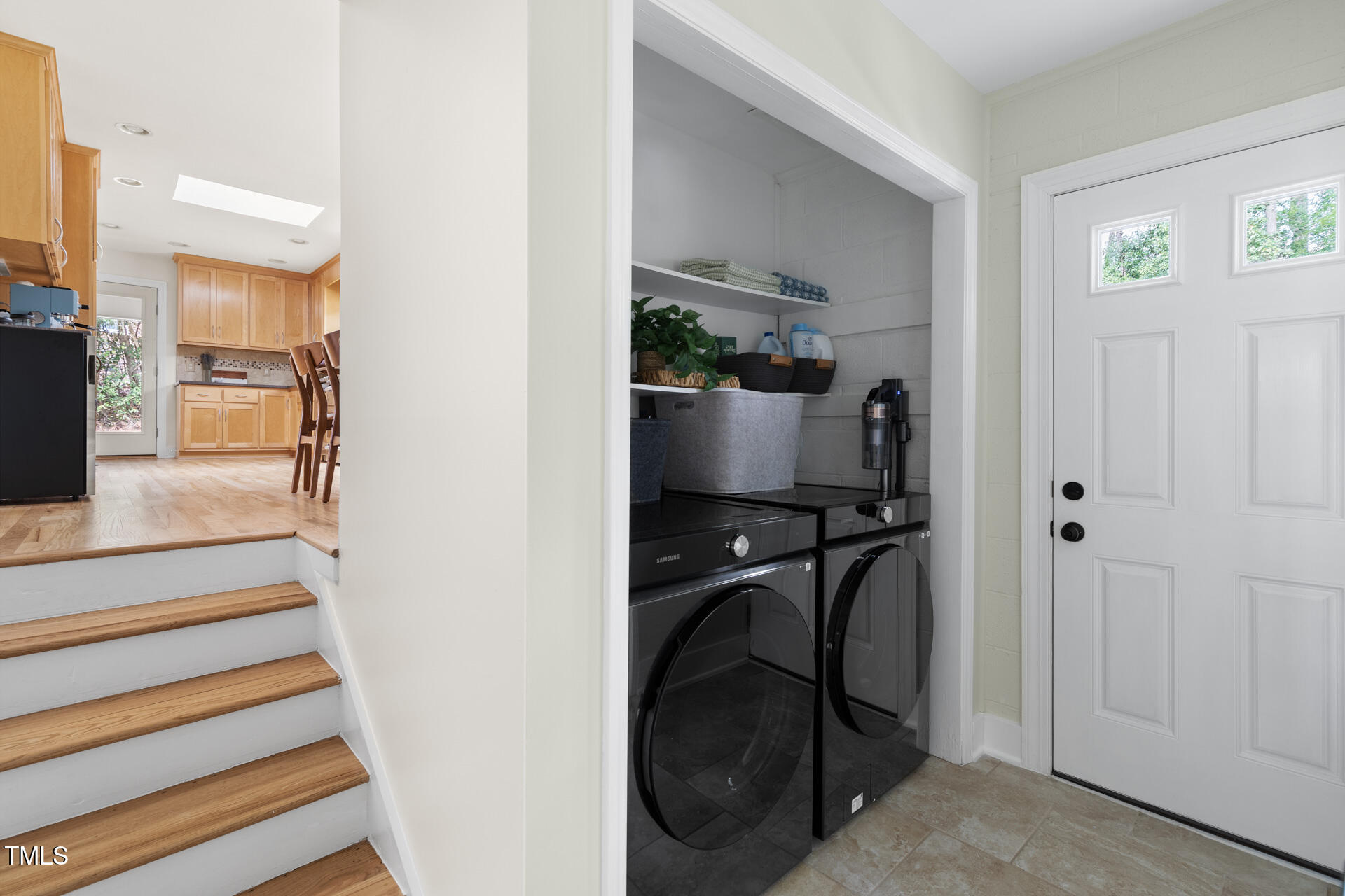 3520 Winding Way Durham, NC 27707 - Photo 11 of 26 a view of entryway and hall with wooden floor