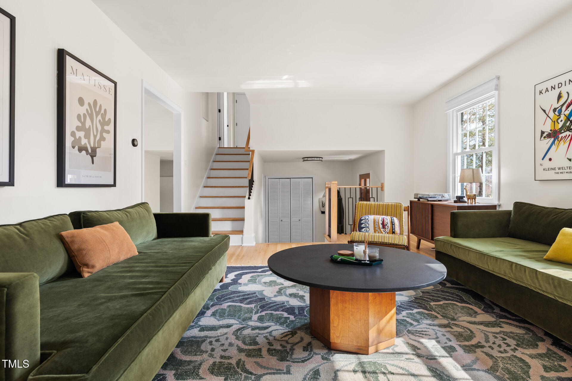 3520 Winding Way Durham, NC 27707 - Photo 5 of 26 a living room with furniture and a table