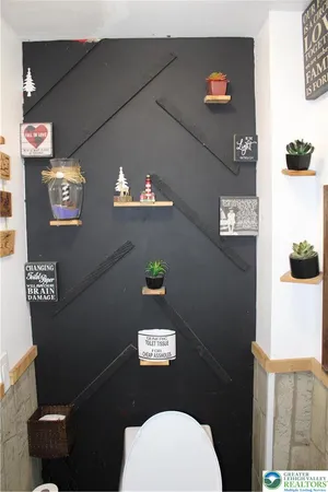 a room with storage and utility room