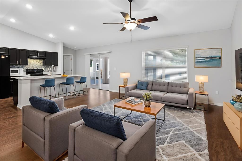 46 Sea Trail Palm Coast, FL 32164 - Photo 2 of 21 a living room with furniture kitchen view and a window
