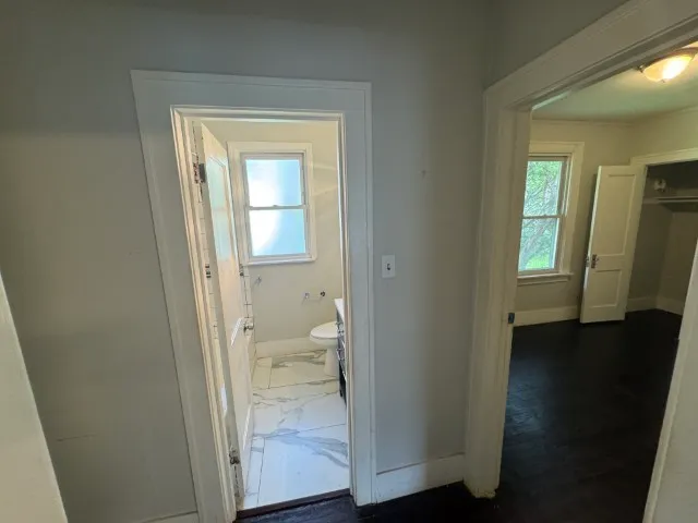 wooden floor in a room