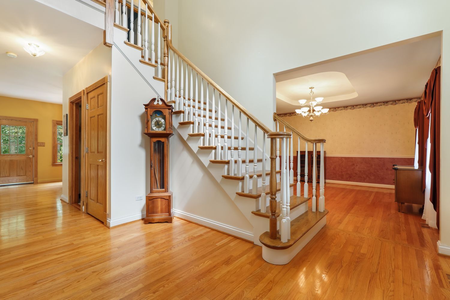 3048 Brampton Lane Dyer, IN 46311 - Photo 9 of 46 a view of entryway and hall with wooden floor