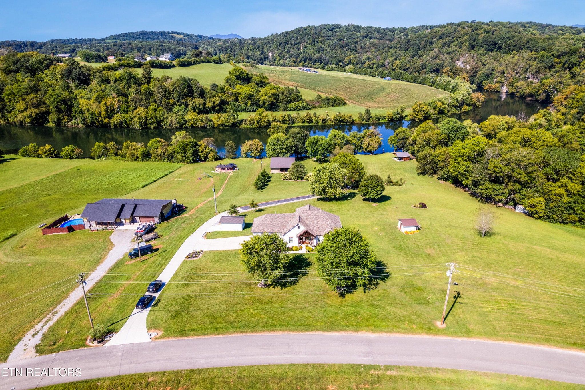1866 Holston River Drive Rutledge, TN 37861 - Photo 50 of 54 a view of a swimming pool with a yard