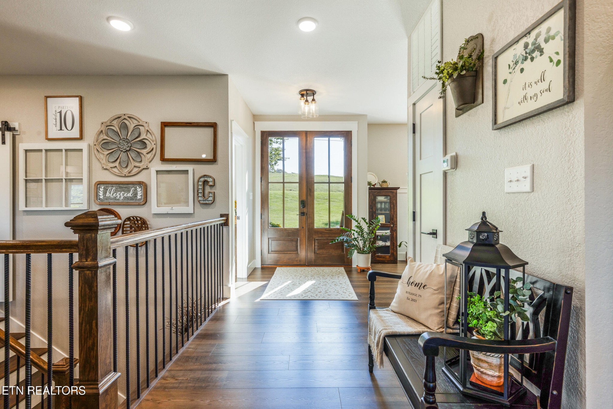 1866 Holston River Drive Rutledge, TN 37861 - Photo 9 of 54 a view of a hallway with wooden floor and windows