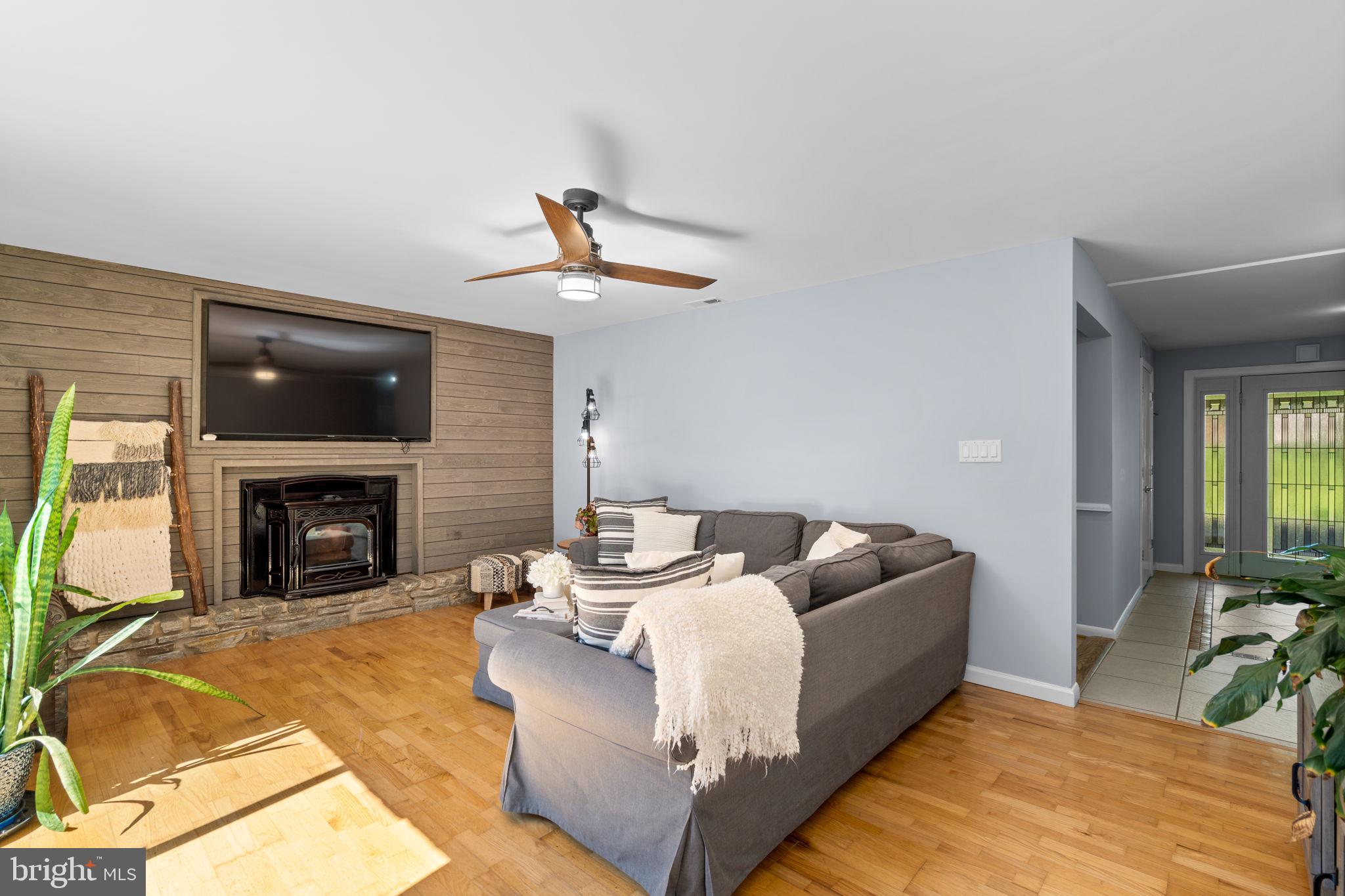 2909 Timber Ridge Drive Mount Airy, MD 21771 - Photo 31 of 44 Main Level Family Room with Pellet Stove