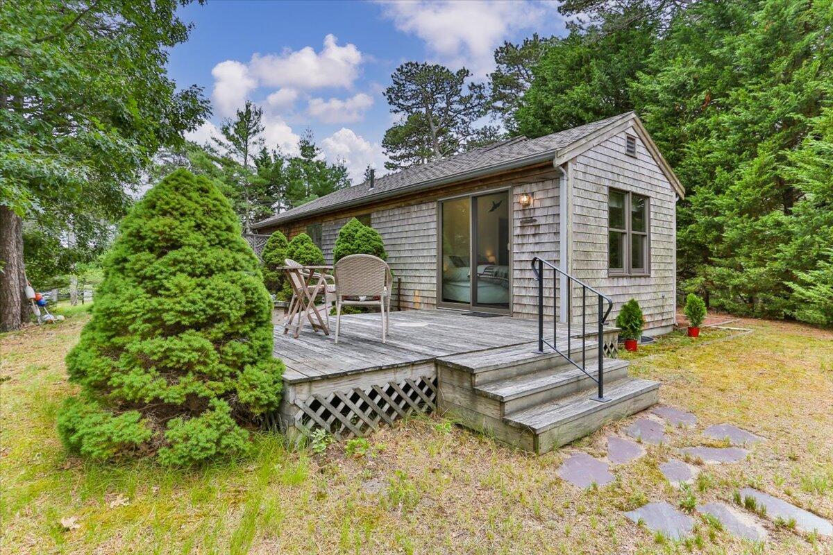 30 Warren Street Wellfleet, MA 02667 - Photo 24 of 47 a front view of a house with garden
