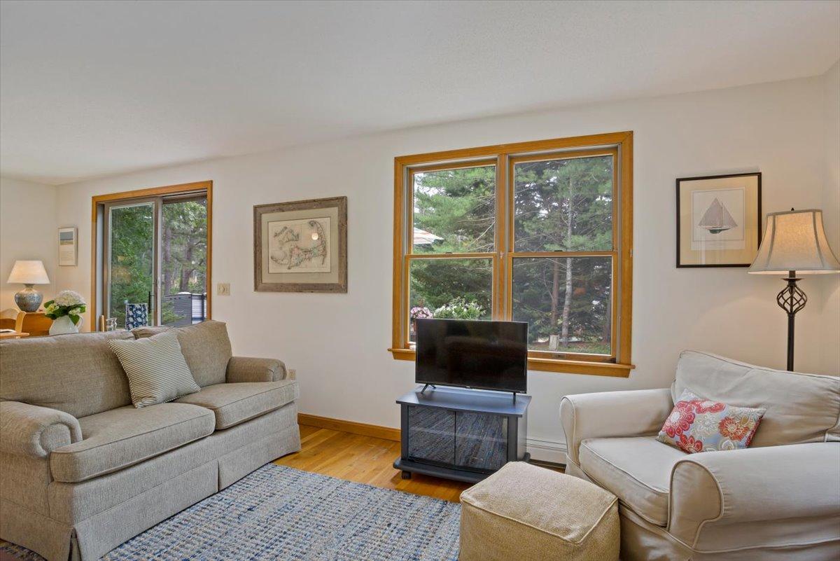 30 Warren Street Wellfleet, MA 02667 - Photo 6 of 47 a living room with furniture and a window