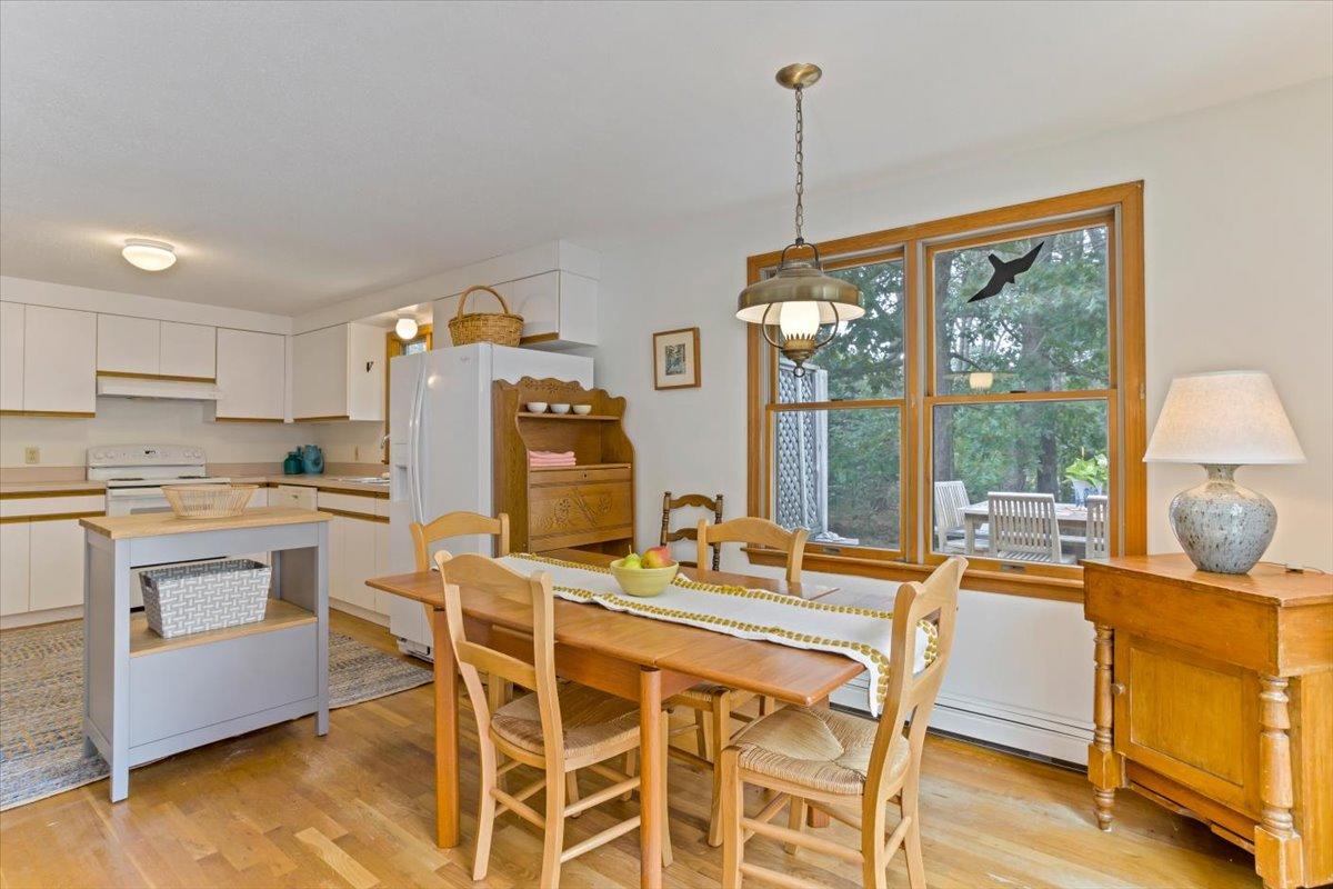 30 Warren Street Wellfleet, MA 02667 - Photo 9 of 47 a view of a kitchen with a large window