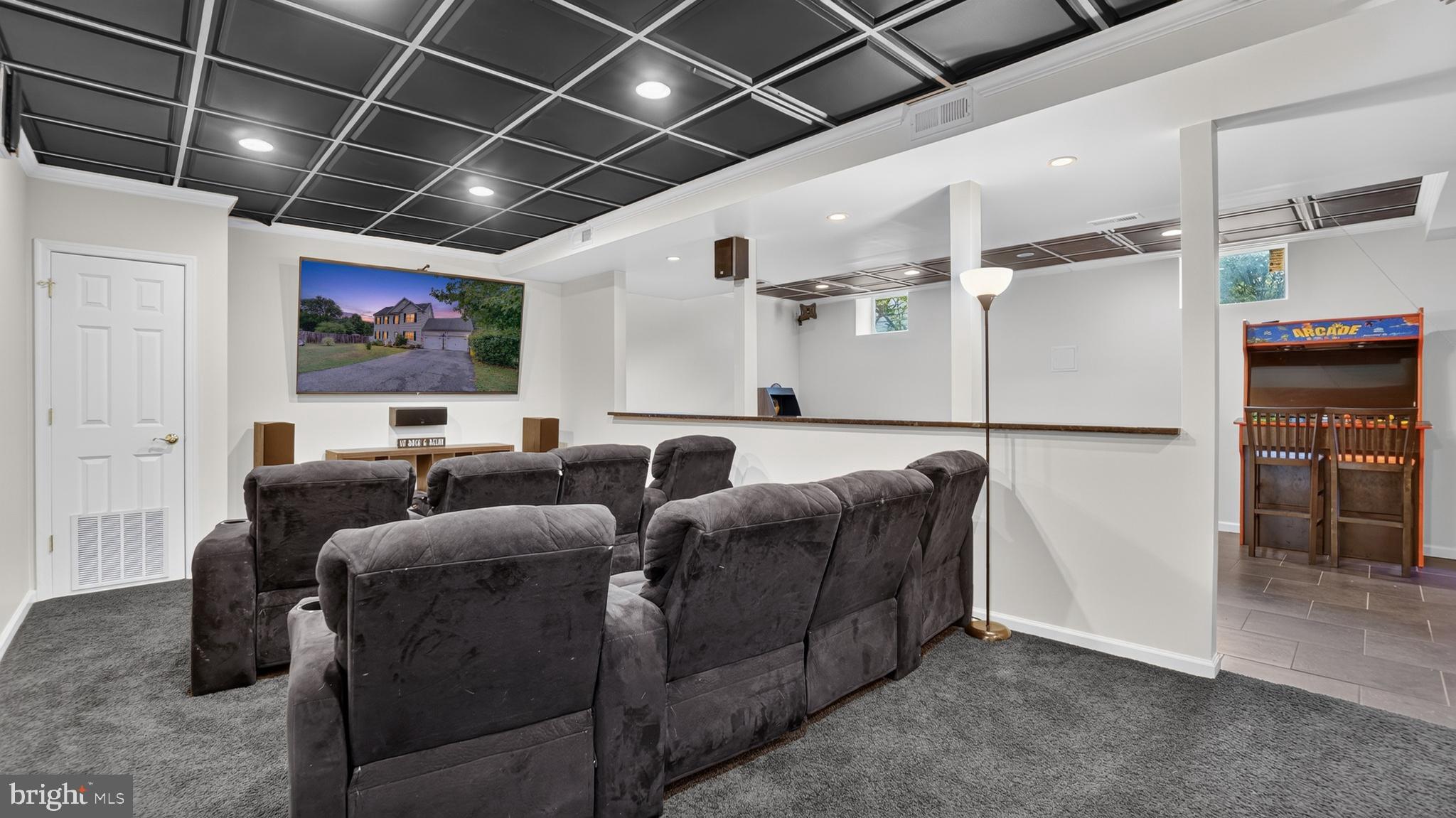 7724 Locust Grove Road Glen Burnie, MD 21060 - Photo 45 of 74 Basement Theatre Style Seating