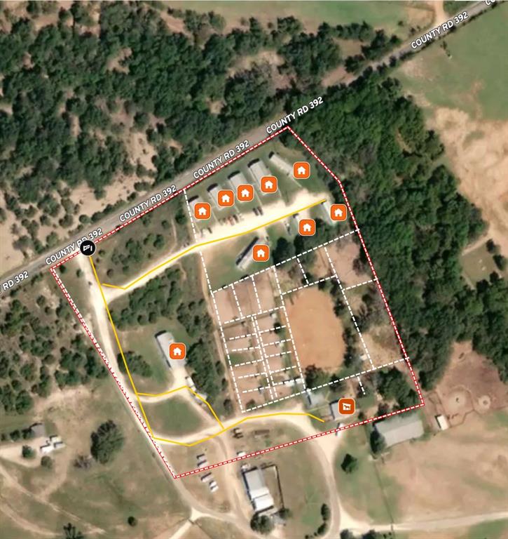392 Tbd County Road Stephenville, TX 76401 - Photo 15 of 15 an aerial view of a house with a yard and lake view
