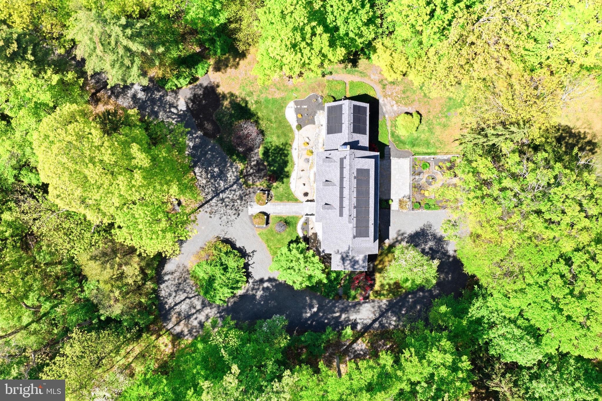 4511 Province Line Road Princeton, NJ 08540 - Photo 4 of 34 an aerial view of a house with a yard
