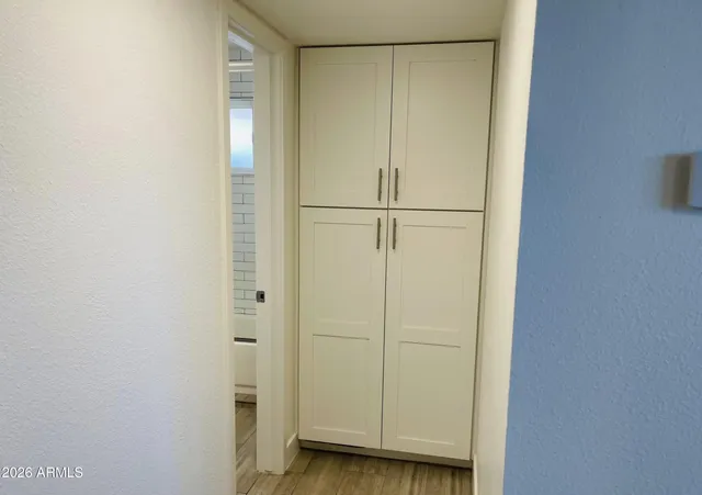 a view of an empty room