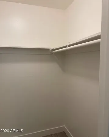 a close up view of racks on the wall