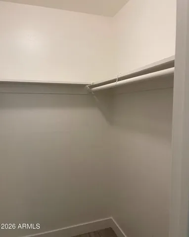 a close up view of racks on the wall