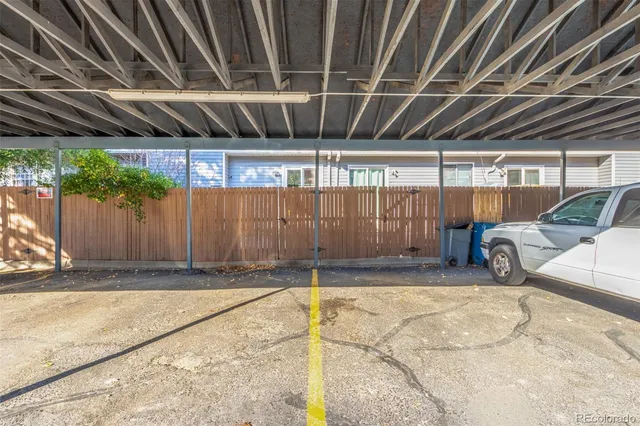 a view of a car parking garage